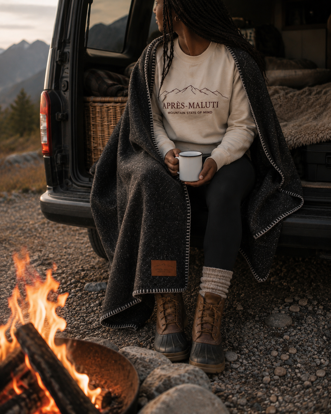 Après-Maluti Mountain Sweater – Burgundy